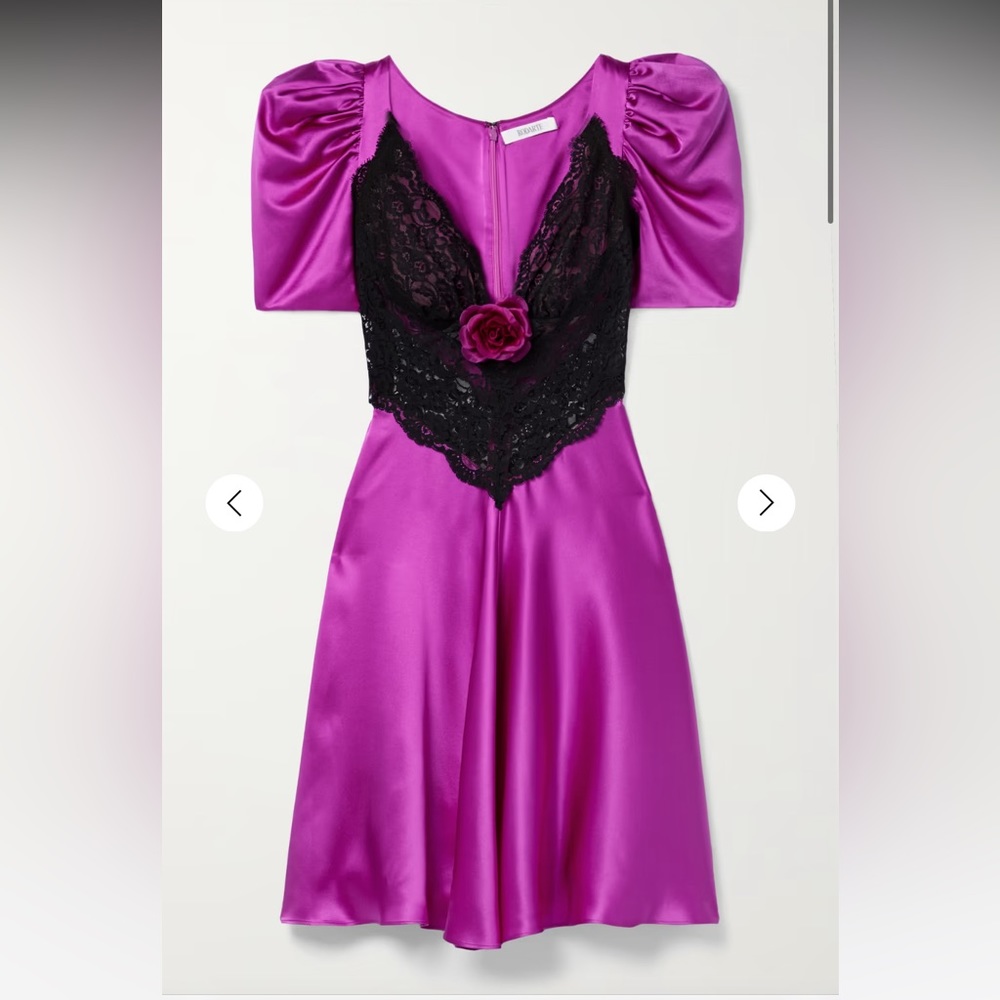 Rodarte Silk Satin Minj Dress